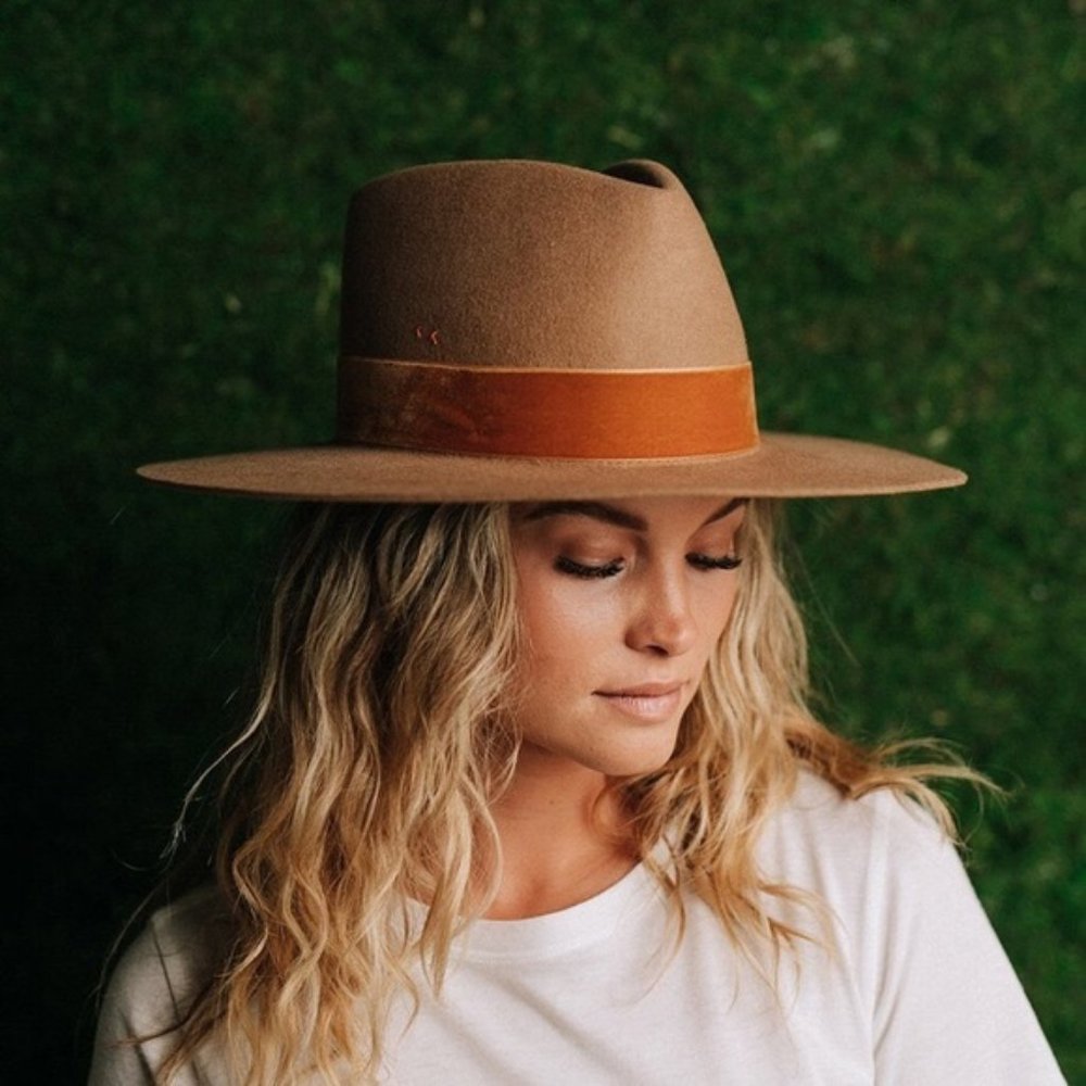 Benson Tri Hat in Brown NWT